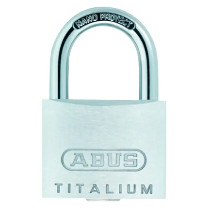 Abus Titalium Candado 64TI/40 - An x Al: 40 x 62 mm, Material estribo: Acero especial endurecido