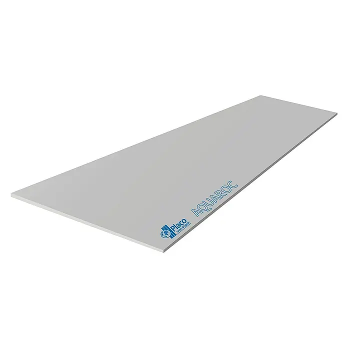 Placo Saint-Gobain Placa de fibrocemento Aquaroc - 2,5 m x 1,2 m x 13 mm