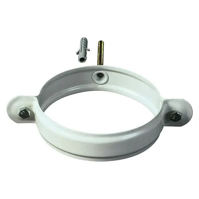 Soporte para tubo - Diámetro: 110 mm, Blanco