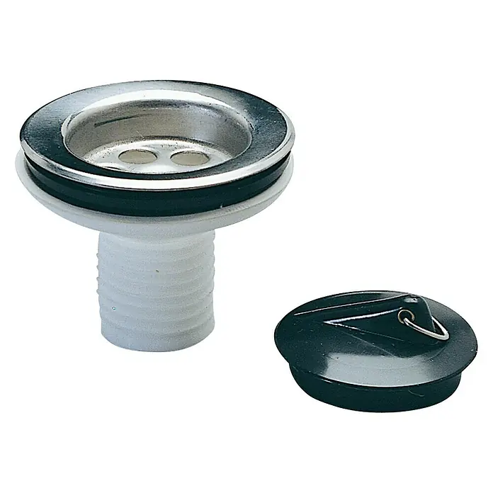 Válvula de desagüe para sifón flexible - 35 mm, Tapón de válvula