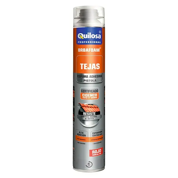 Quilosa Espuma para pistola PU Orbafoam Tejas - Contenido: 750 ml, Poliuretano (PU)
