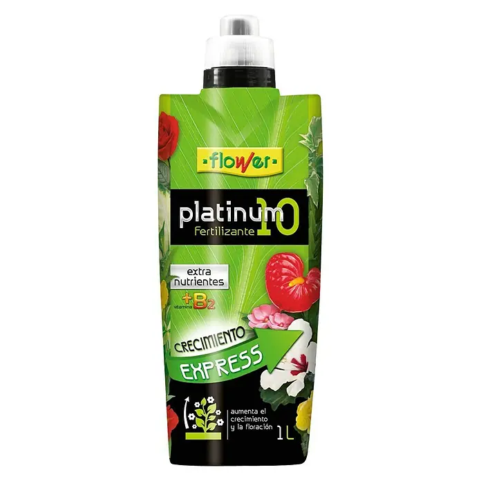 Flower Fertilizante para jardín líquido Platinum 10 - 1 l