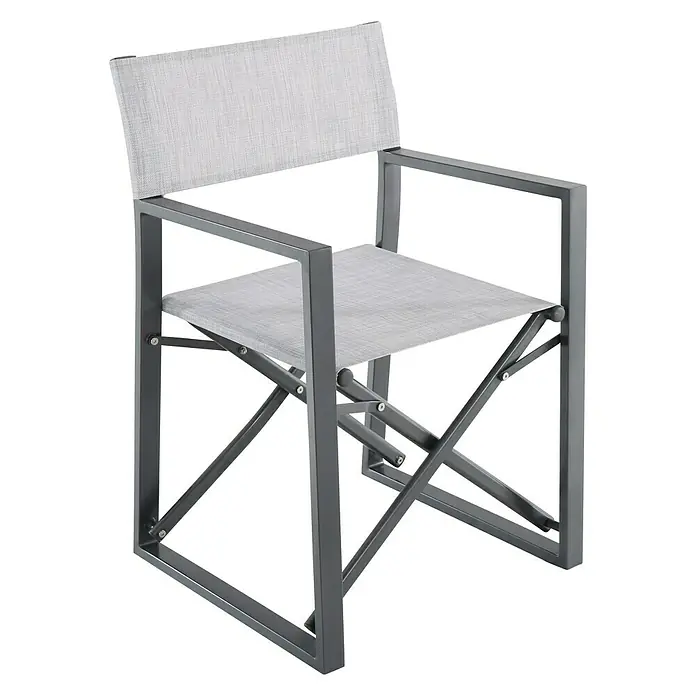 Sunfun Silla de jardín Director - Blanco