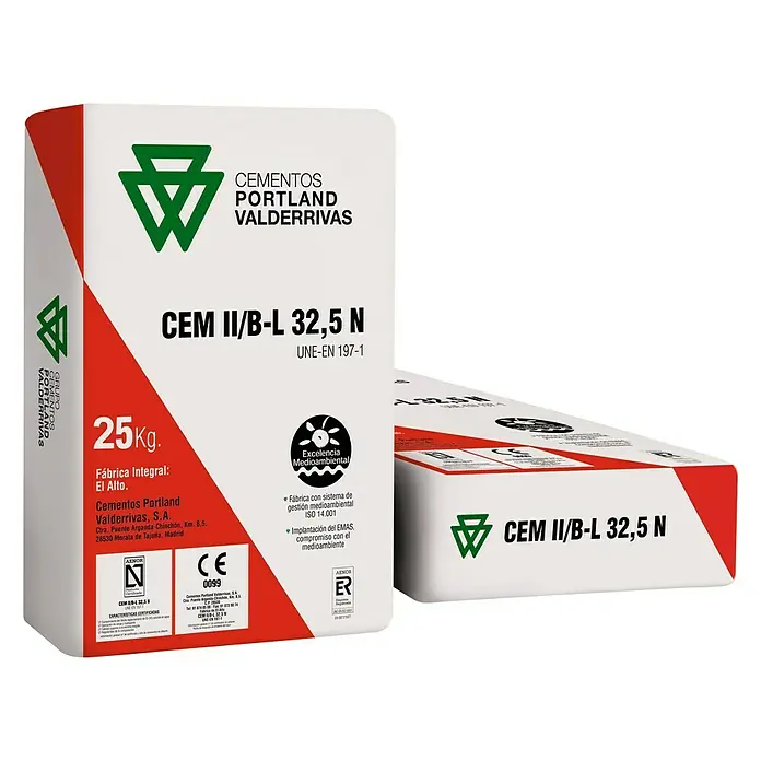 BHS Madrid Cemento Valderrivas II/B-L 32,5N - 25 kg