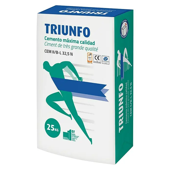 Cemento Triunfo II/B-L 32,5N - 25 kg