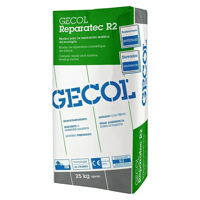 Gecol Mortero de reparación Reparatec R2 - 25 kg