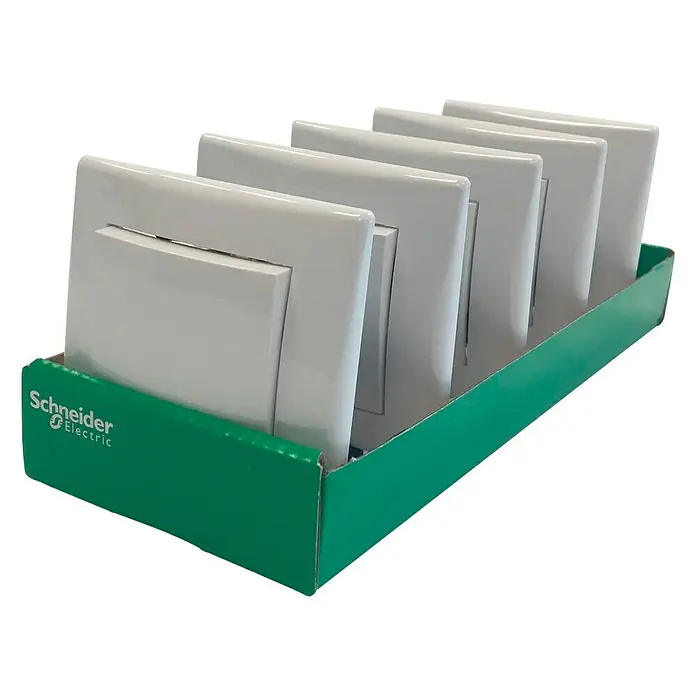 Schneider Electric Sedna Conmutador 5 uds. - Blanco, Plástico, Empotrado, 5 ud.