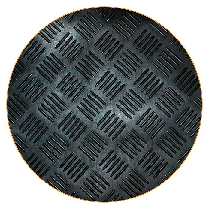 Pavimento de goma Checker - 1,2 x 2 m, Caucho