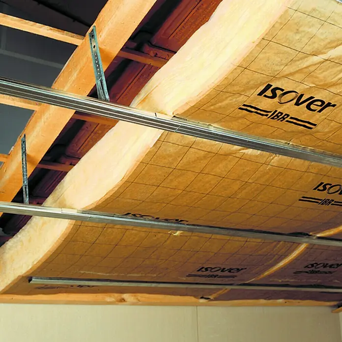 Isover Lana de vidrio IBR - 12 m x 1,2 m x 80 mm