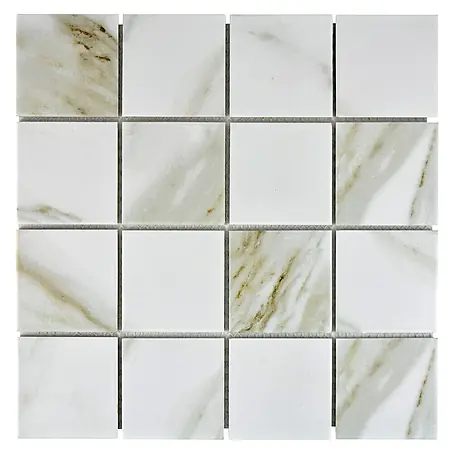 Mosaikfliese Quadrat Calacatta CIM Q73 CT
