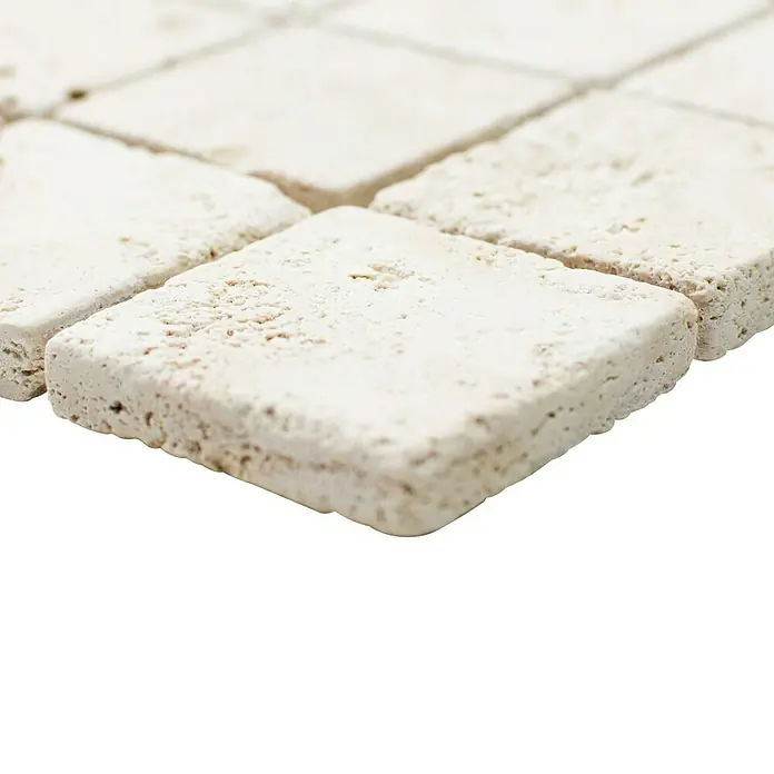 Mosaikfliese Quadrat XNT 46048 - 30,5 x 30,5 cm, Beige, Matt - Detailaufnahme