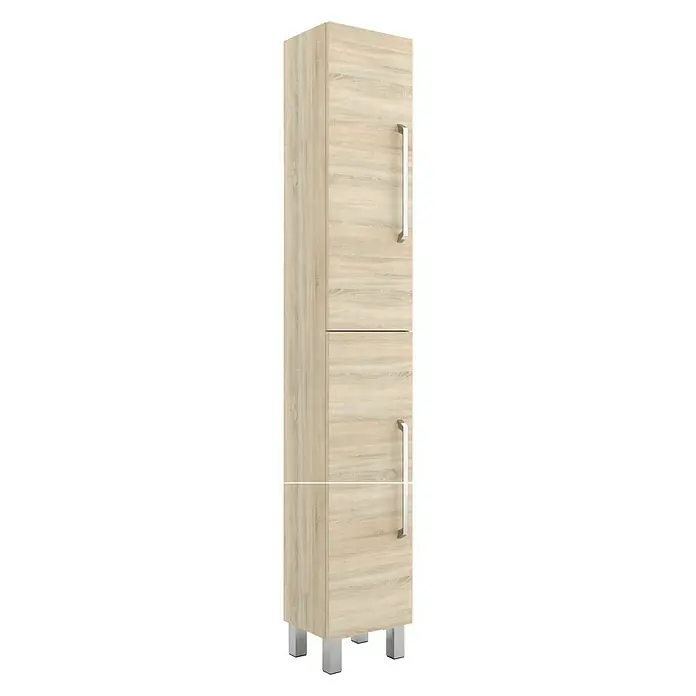 Columna - L x An x Al: 24 x 30 x 182 cm, Roble claro