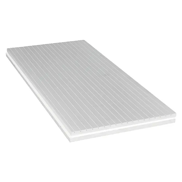 Chova Placa de poliestireno extruido XPS ranurado - 1,25 m x 0,6 m x 4 cm, Espuma dura de poliestireno extrusionada (XPS), Blanco