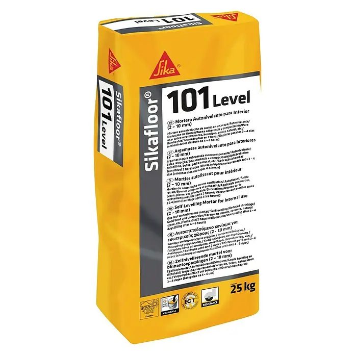 Sika Mortero de nivelado Sikafloor-101 Level - 25 kg