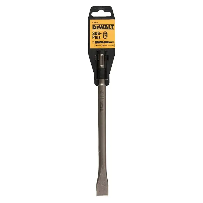 Dewalt Cincel plano SDS-Plus DT6802-QZ - Largo: 250 mm, Ancho: 20 mm
