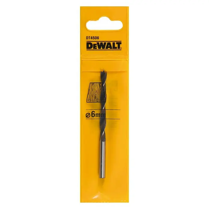 Dewalt Broca para madera DT4506-QZ - Diámetro: 6 mm, Largo: 100 mm
