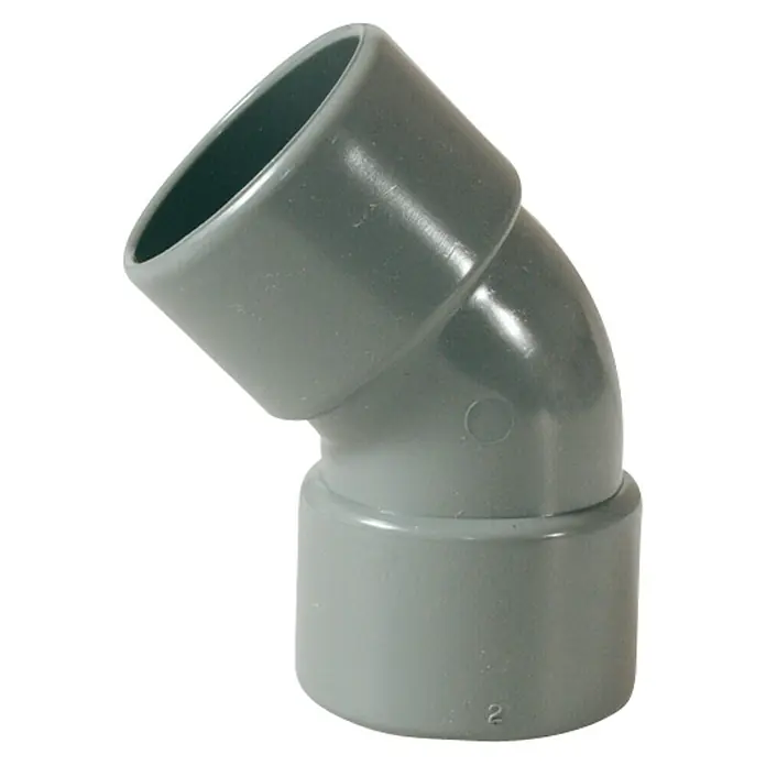 Codo PVC H-H - 50 mm, 45 °