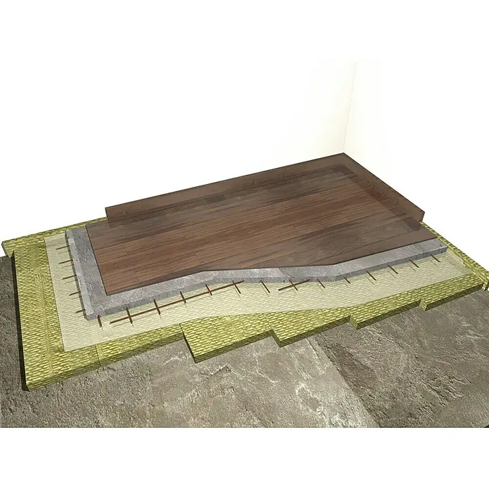 Isover Lana de roca panel semirrígido solado  L - 1,2 m x 0,6 m x 2 cm