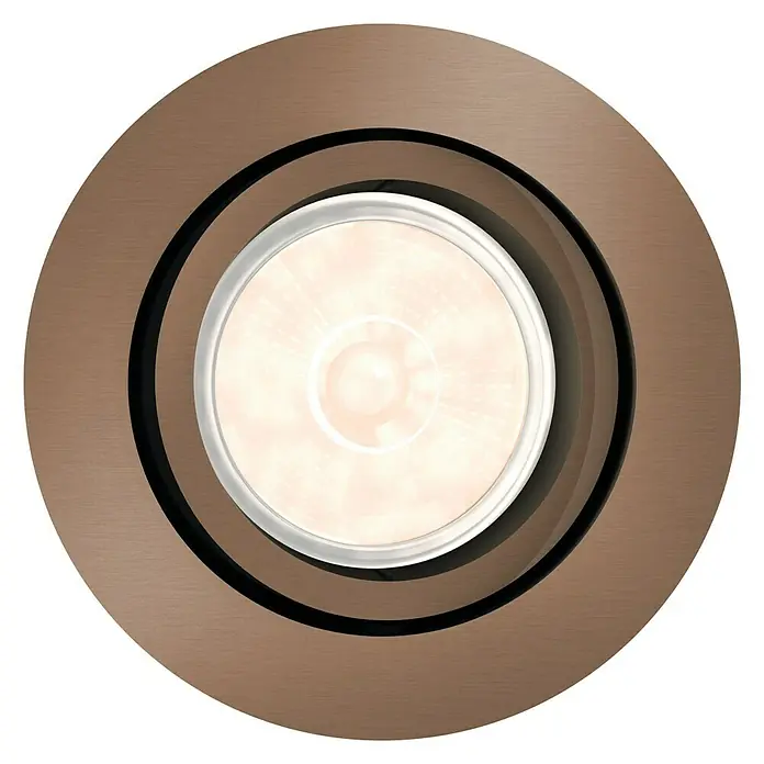 Philips Foco empotrable Donegal - 5,5 W, Bronce, L x An x Al: 9 x 9 x 7 cm