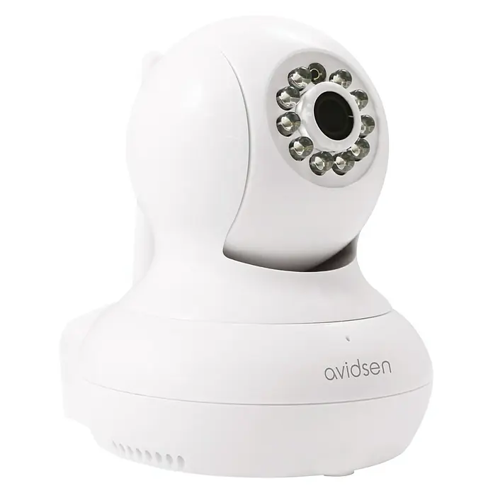Avidsen Cámara de vigilancia 720P - Resolución: 1280 x 720 píxeles, Alcance de detección: 10 m (infrarrojo), Controlado por aplicación
