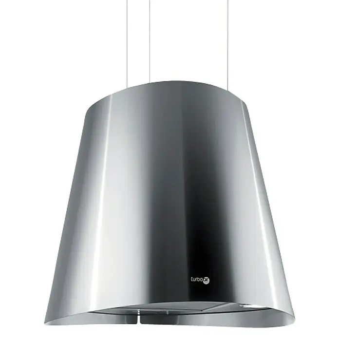 Turboair Campana para isla Gioia - Ancho: 50 cm, Potencia de aire máx.: 581 m³/h, Acero inoxidable