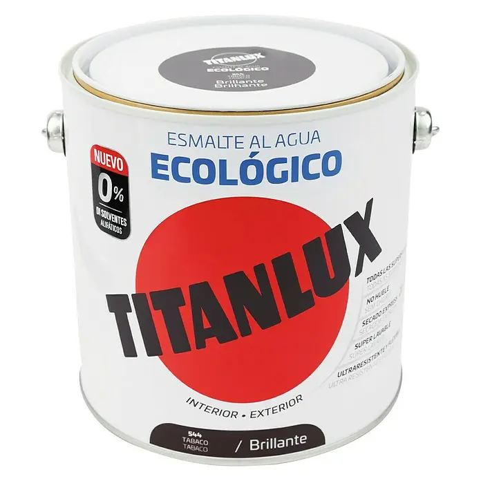 Titanlux Esmalte de color Eco - Tabaco, 2,5 l, Brillante