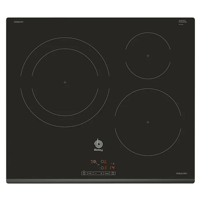Balay Placa de inducción 3EB865FR - Zonas de cocción: 3 ud.