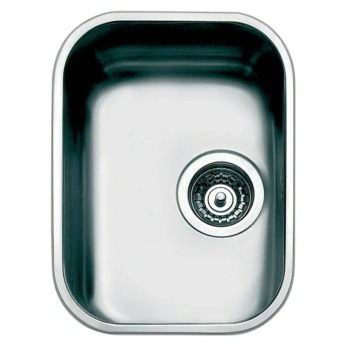 Smeg Fregadero encastrable UM30 - 42 x 32 cm, Acero inoxidable, Cromo