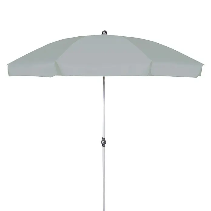 Doppler Active Sonnenschirm - Hellgrau, 200 cm - Vorderansicht
