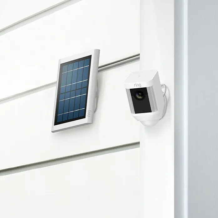 Ring Solarmodul Panel - Weiß, 2,2 W, 5,2 V DC - Anwendungsbeispiel