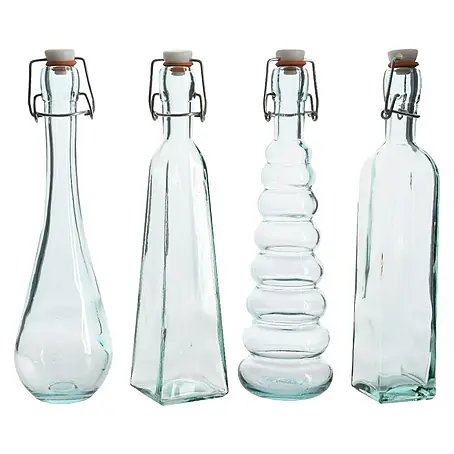 Botella decorativa Cristal