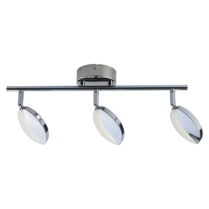 Regleta LED Leave - 4 W, L x An x Al: 59 cm x 8 cm x 20,5 mm, Cromo, Blanco neutro
