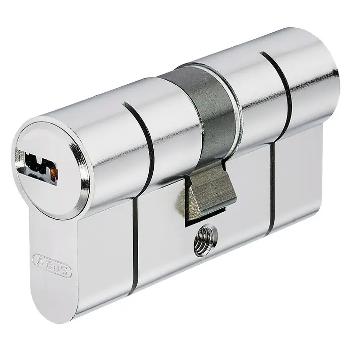 Abus Cilindro de perfil D6PS - Longitud total interior: 30 mm, Longitud total exterior: 30 mm, Número de llaves: 5 ud.