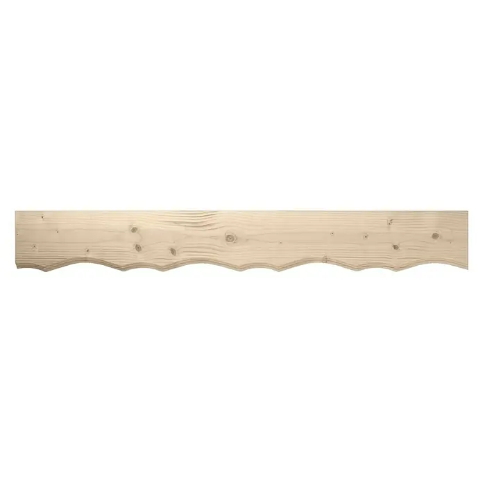 Zierblende - Fichte/Tanne, 2.380 x 140 x 20 mm - Vorderansicht