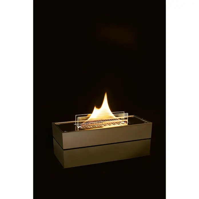 Tenderflame Tischfeuer 180 - 38 x 16 x 7 cm, Füllmenge: 1,1 l, Schwarz