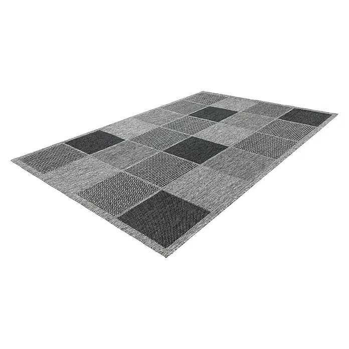 Sunset Flachgewebeteppich In- & Outdoor 605 - Silver, 230 x 160 cm, 100 % Polypropylen