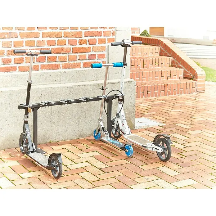 Mottez Aparcapatinetes B061C6 - L x An: 106 x 17,5 cm, Acero
