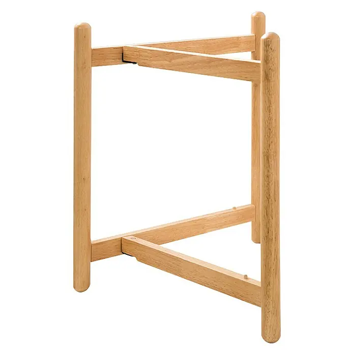Phönix Rubby Beistelltisch - Ø x H: 40 x 45 cm, Weiß, Braun - Detailaufnahme