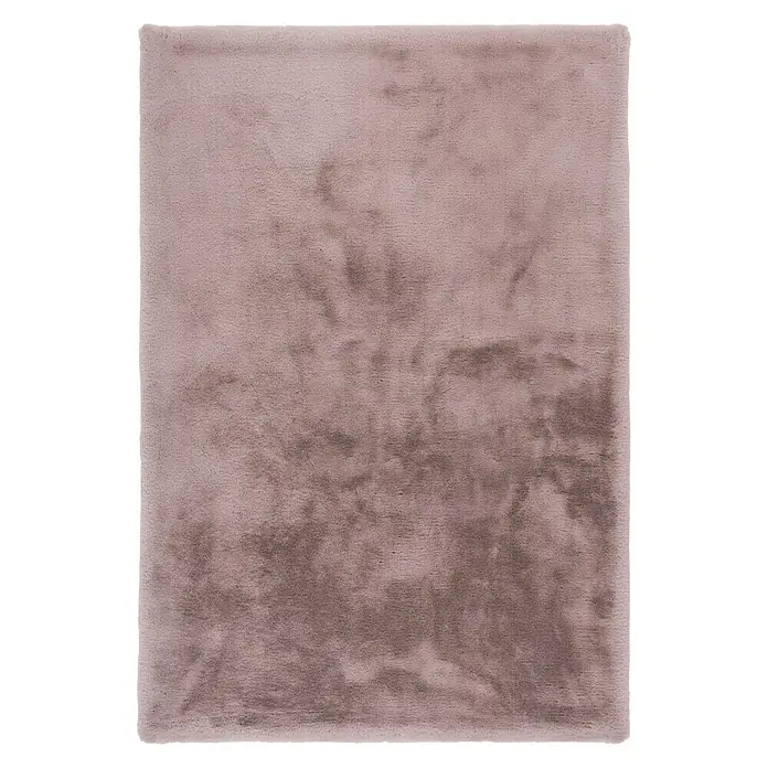 Tepih visokog flora Happy - Roze boje, 170 x 120 cm - Pogled sprijeda