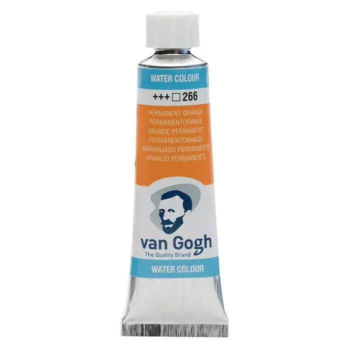 Talens Van Gogh Acuarela - Anaranjado permanente, 10 ml, Tubo