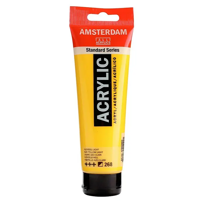 Talens Amsterdam Pintura acrílica Standard - Amarillo azo claro, 120 ml, Tubo