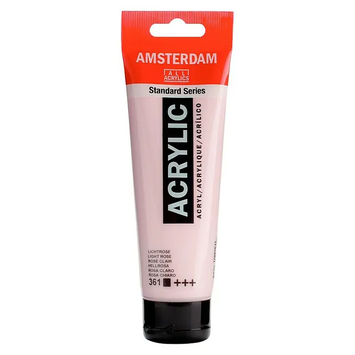 Talens Amsterdam Pintura acrílica Standard - Rosa claro, 120 ml, Tubo