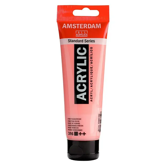 Talens Amsterdam Pintura acrílica Standard - Rosa Venecia, 120 ml, Tubo