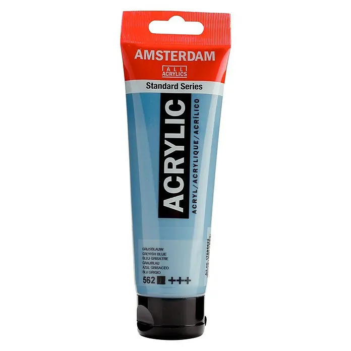 Talens Amsterdam Pintura acrílica Standard - Azul grisáceo, 120 ml, Tubo