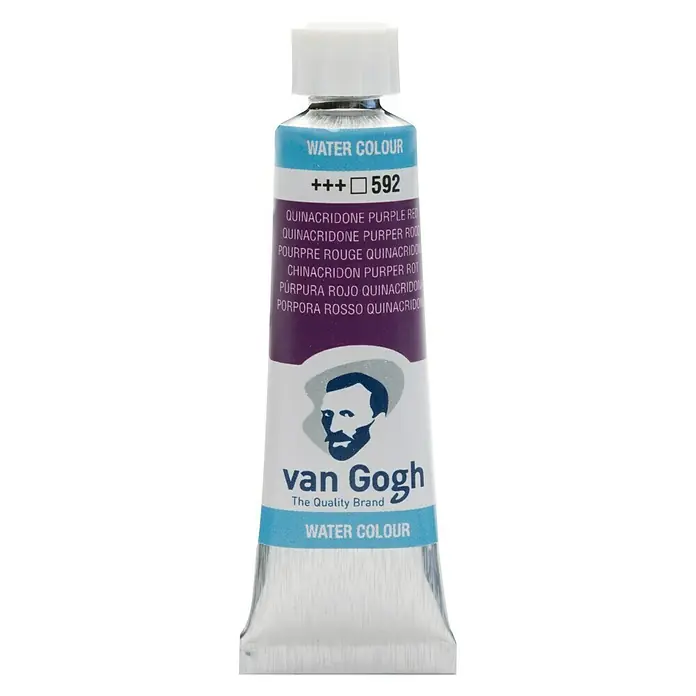 Talens Van Gogh Acuarela - Púrpura rojo quina, 10 ml, Tubo