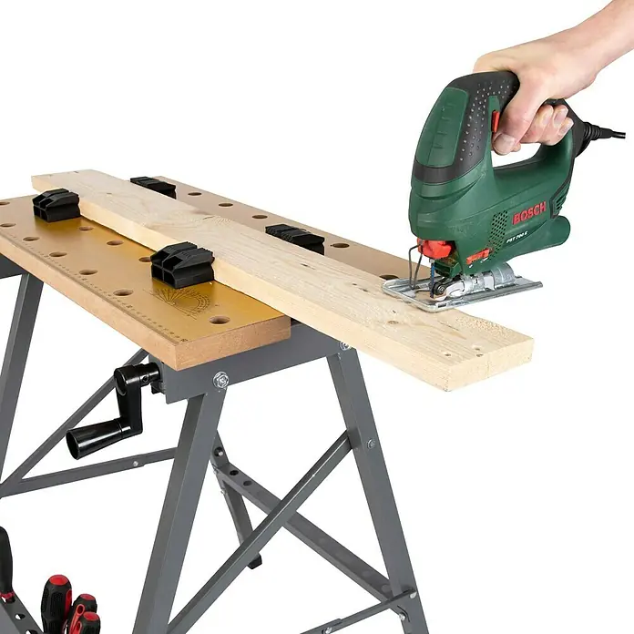 Werkbank - L x B x H: 60,5 cm x 63 cm x 76 mm, Traglast: 150 kg