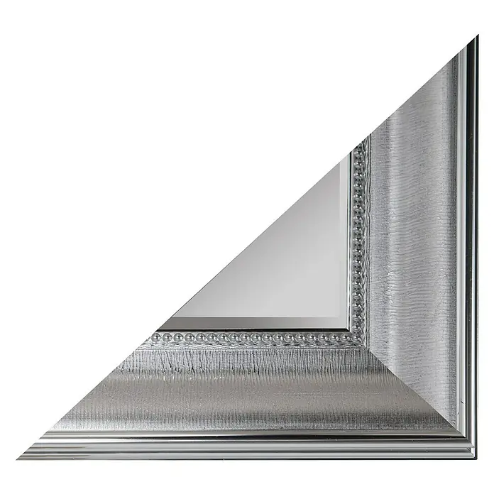 Rahmenspiegel Tabea - 60 x 80 cm, Silber - Detailaufnahme