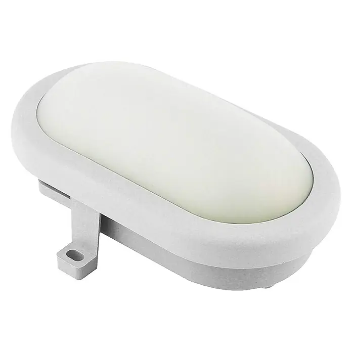 Polaroid LED-Außenwandleuchte - 10 W, Weiß, L x B x H: 16,9 x 11,5 x 7,6 cm - Linke Seitenansicht