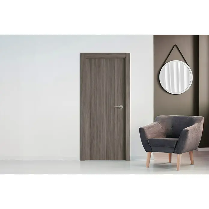 PortStylo Puerta interior vinílica Boston - 62,5 x 203 cm, Izquierda, Maciza aligerada, Ciega