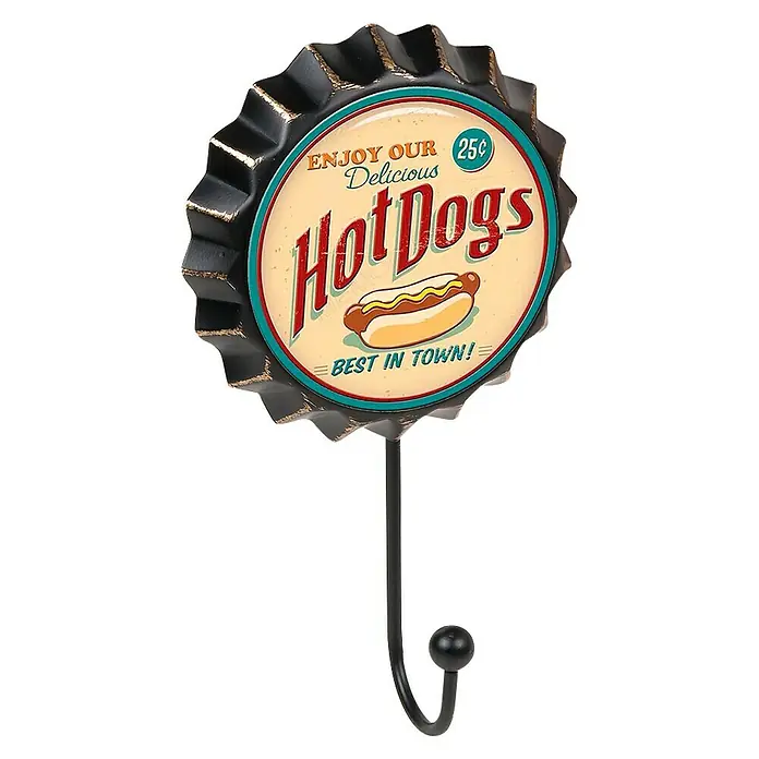 Nesu Gancho para colgar Chapa Hot Dogs - Número de ganchos: 1 ud., L x An x Al: 11 x 19 x 4,5 cm